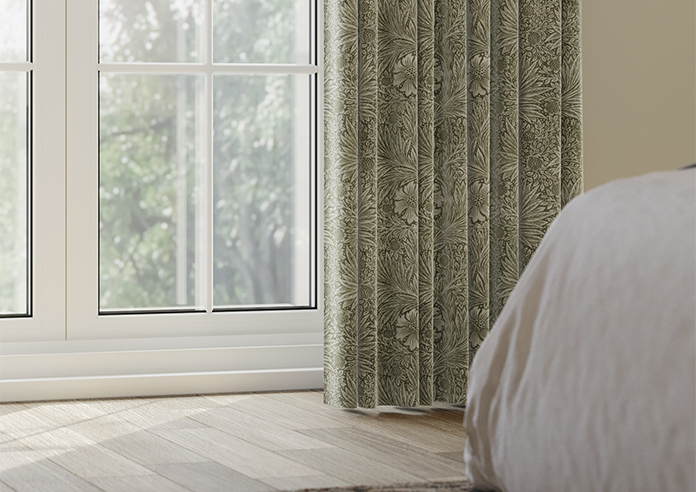 William Morris At Home Marigold Velvet, Sage - Made to Measure Curtains - Image 5